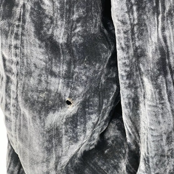 Philp Ayler Jacket Full Zip Velour Navy Blue Full Zip Men’s Size L - Picture 7 of 9